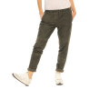 Leather pants ”Angela” Oakwood dark green